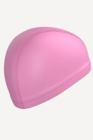 Шапочка для плавания текстильная PUT Coated (Взрослый; one size; розовый)